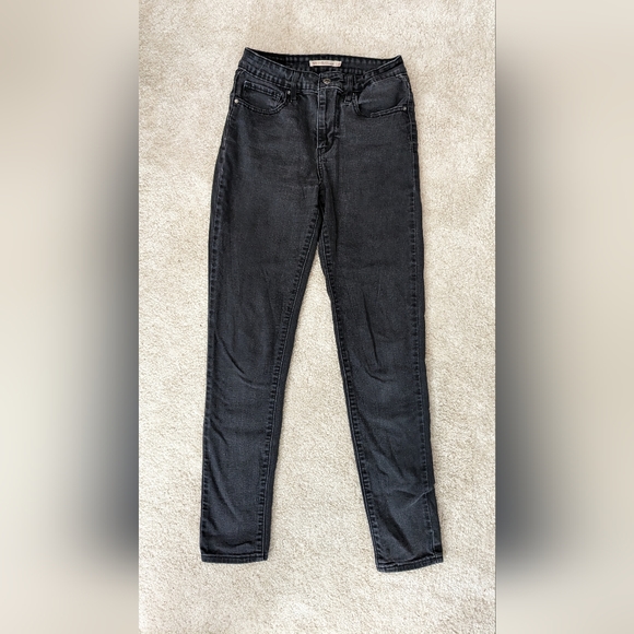 Black Skinny Levi's - Picture 1 of 2
